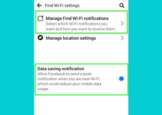 how to find free wi-fi - notifications