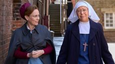Shelagh Turner (LAURA MAIN) and Sister Julienne (JENNY AGUTTER) in Call the Midwife season 13