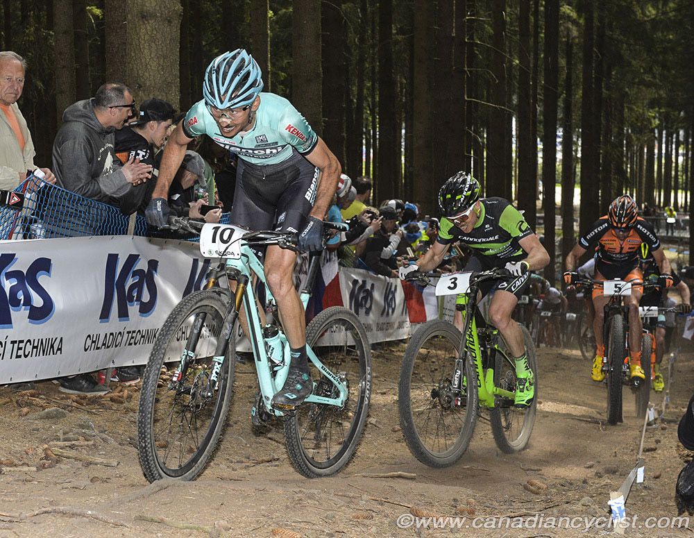 Stephane Tempier (Bianchi Countervail) leading the chase