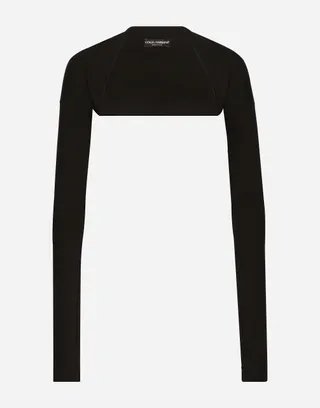 Dolce 
Gabbana, Jersey Milano Rib Shrug