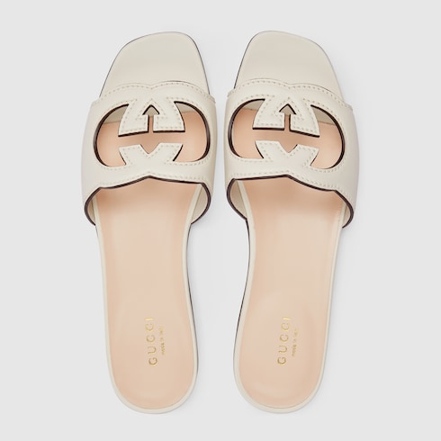 Women's Slide Sandal With Interlocking G