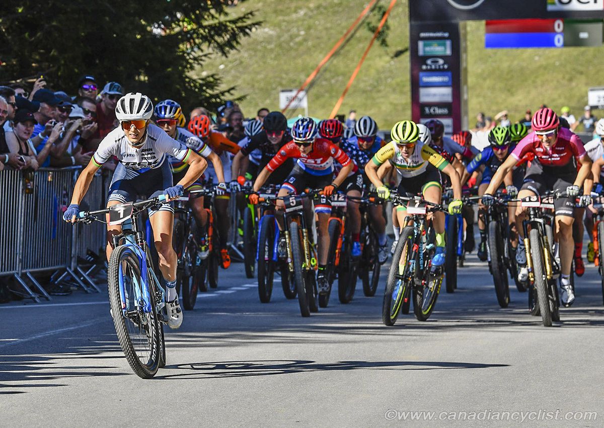 Jolanda Neff (Trek Factory Racing XC) attacked immediately