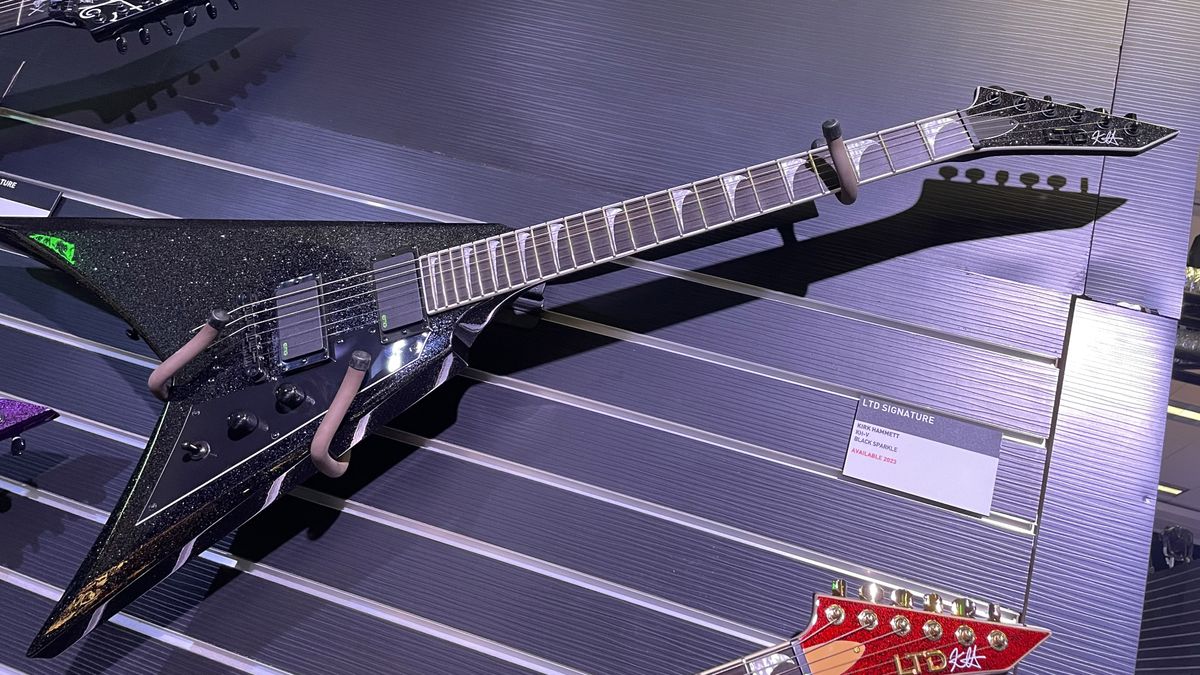 NAMM 2022 Kirk Hammett's new V-shape signature guitar isn't a