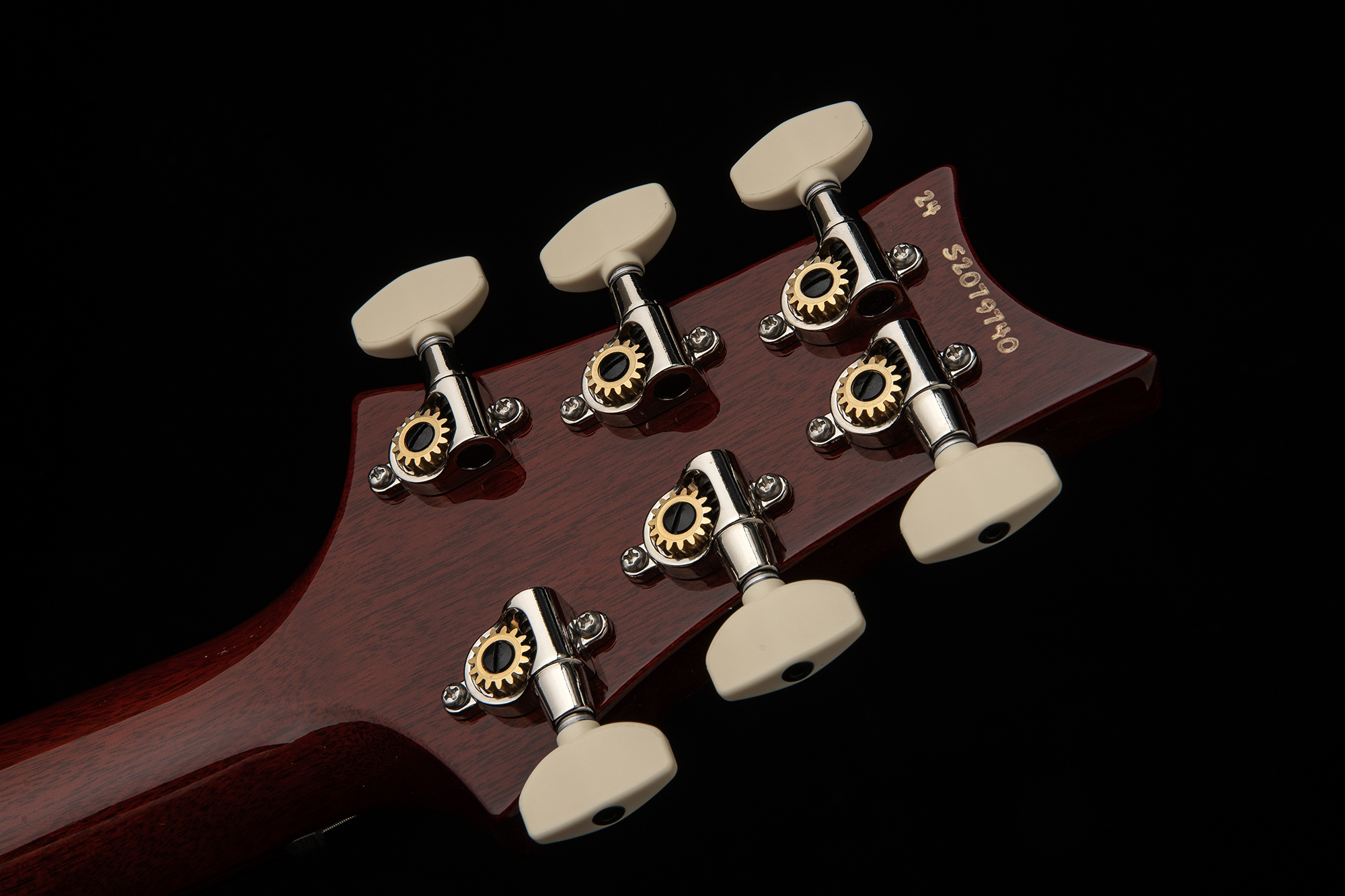 A photo of the PRS S2 Special Semi-Hollow in Fire Red Burst finish