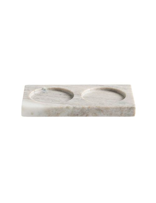 Tuscan Kitchen Marble 2-Slot Sink Caddy