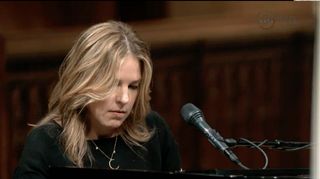 Diana Krall Sings at Armstrong Memorial Service