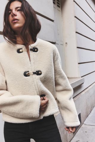 Double-Faced Jacket With Toggles