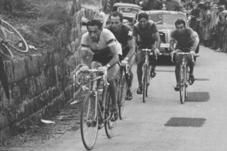 Fausto Coppi at the 1955 Tour de France (Photo: Keystone)