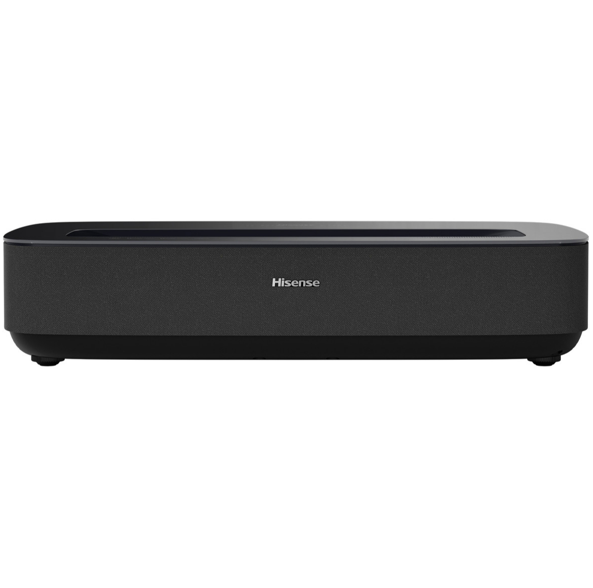 Hisense PL2 projector on a white background