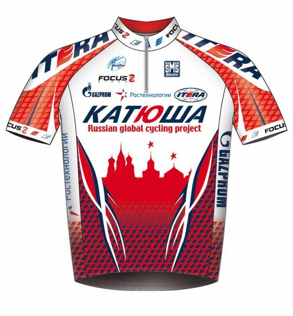 Team Katusha's 2011 look