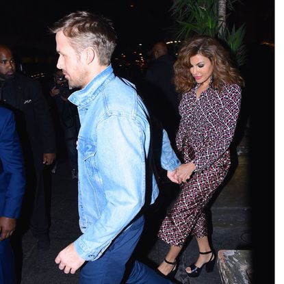 Ryan Gosling and Eva Mendes leave the SNL after-party together 