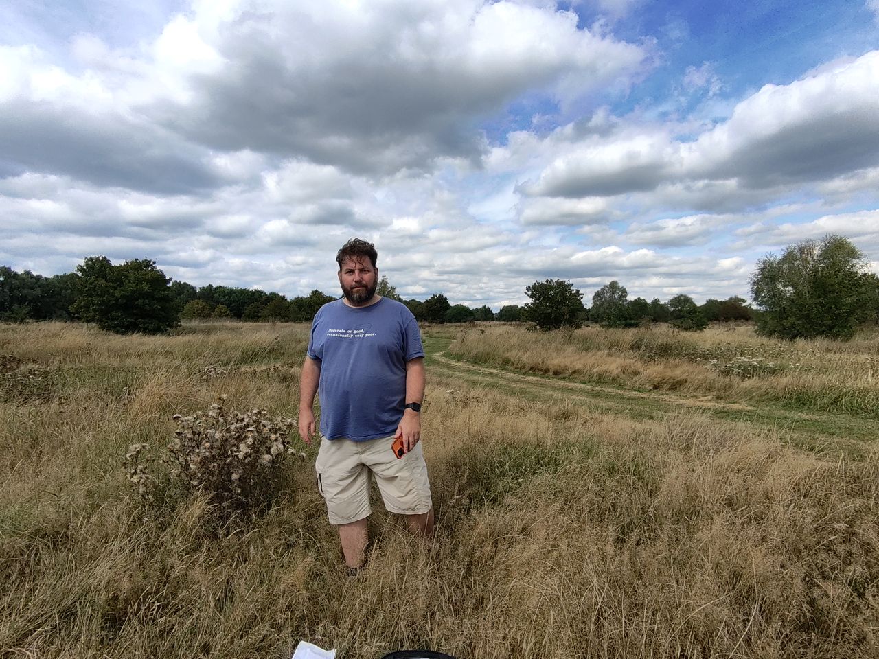 Hover Air X1 Sample images with Adam Juniper in a field