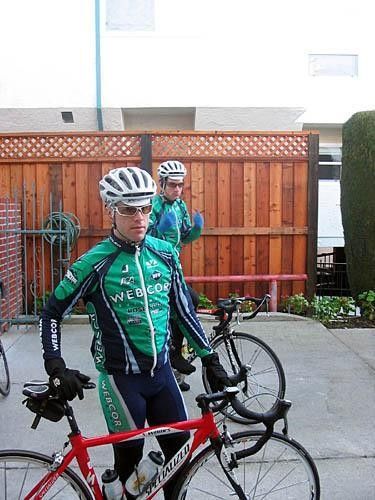 Charles Dionne and Dario Falquier getting ready to roll