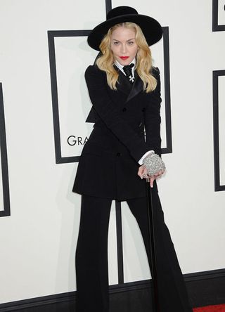 Madonna attends the Grammy Awards in 2014