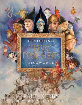 The cover of Designing Terry Pratchett's Discworld