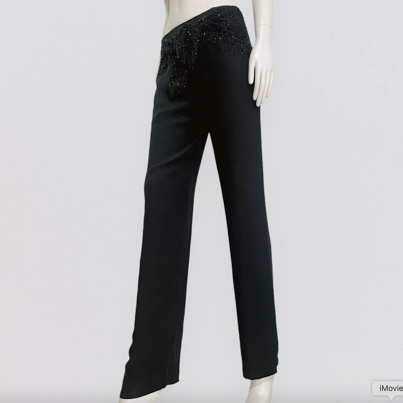 Valentino, Scarf-Belt Beaded Pants