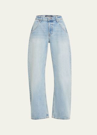 Enzo barrel mid-rise jeans