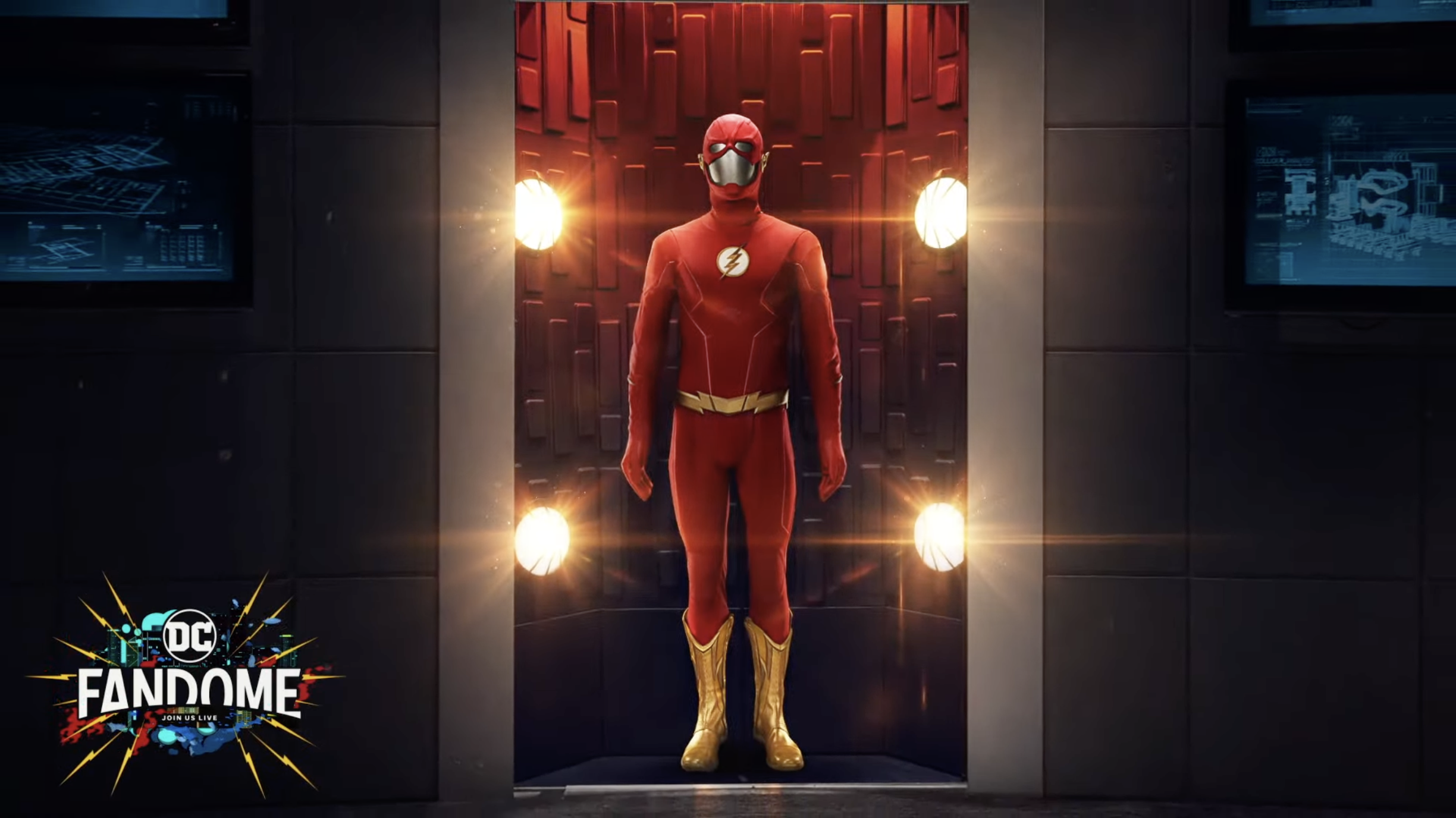 the Flash's boots reveal at DC Fandome