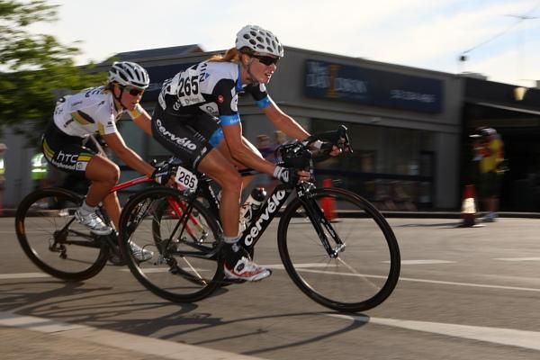 Carla Ryan (Garmin-Cervelo) was aggressive in the first part of the race.