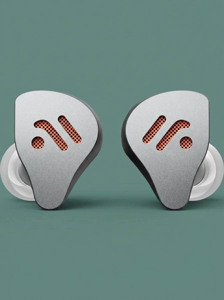 A range of audio equipment. 