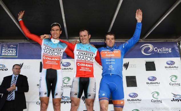 The top three from stage 1