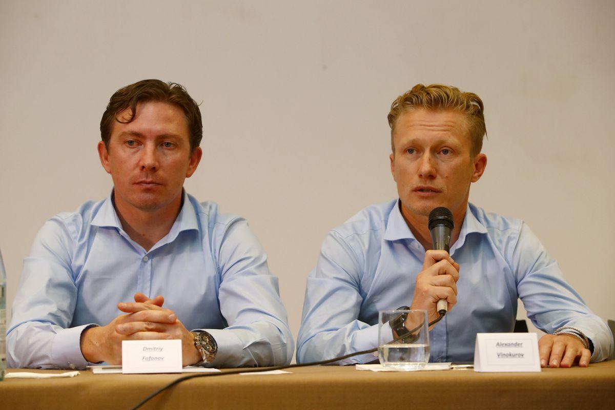 Dmitriy Fofonov and Alexander Vinokourov