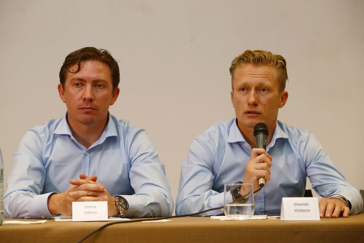 Dmitriy Fofonov and Alexander Vinokourov