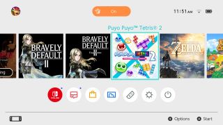How to update your Nintendo Switch software: select the game from the home page