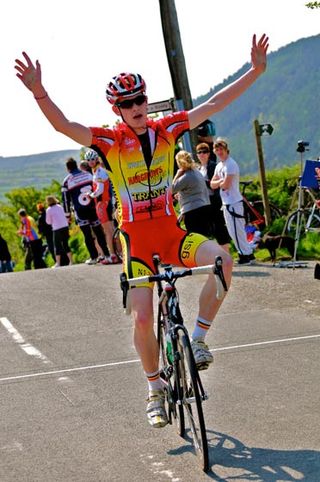 Alastair Slater, overall winner, Isle of Man Youth Tour 2011