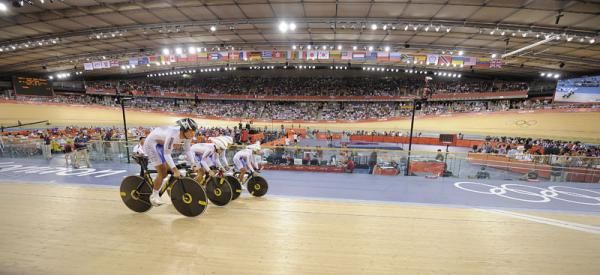 Korea's team pursuit squad finished last