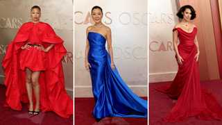 Pops of colour Oscar's dress trends