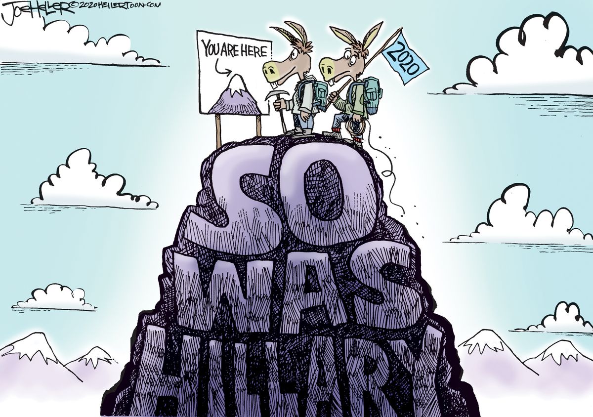 Political Cartoon U.S. Biden Trump Hillary 2020 | The Week