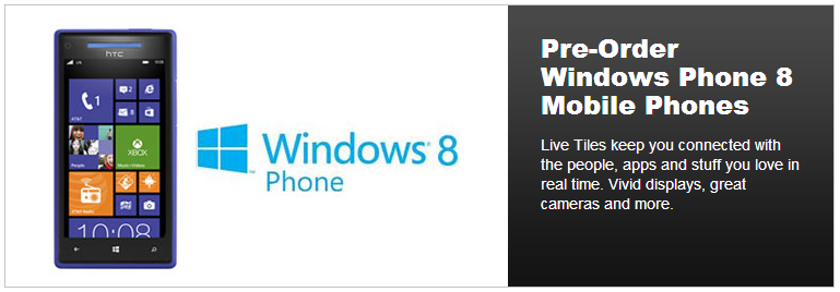 AT&T Nokia Lumia 920 and HTC 8X available for pre-order at BestBuy ...