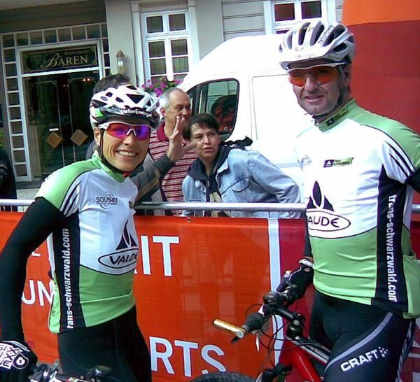 Sabine Spitz and Ralf Sch&auml;uble - these folks are seriously fast.