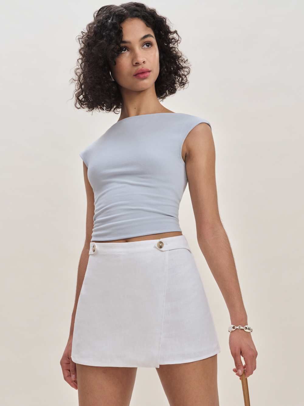 Clover Linen Skort