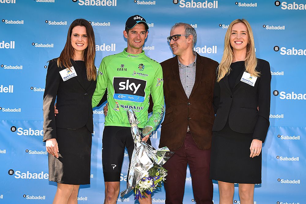 Wout Poels (Team Sky) won three classification jerseys at Valenciana