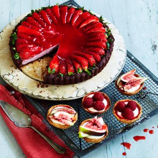 Strawberry Mousse Tart