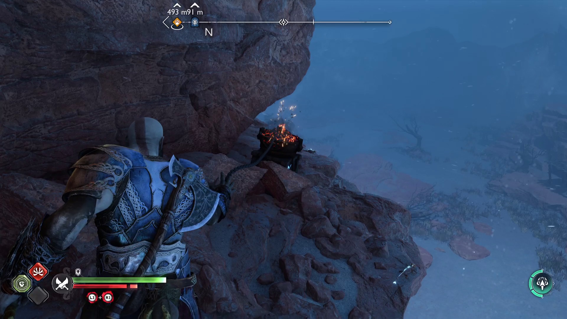 God of War Ragnarok runic Nornir chests in Alfheim