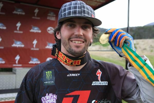 Rick Boyer was delighted with his first downhill national series win.