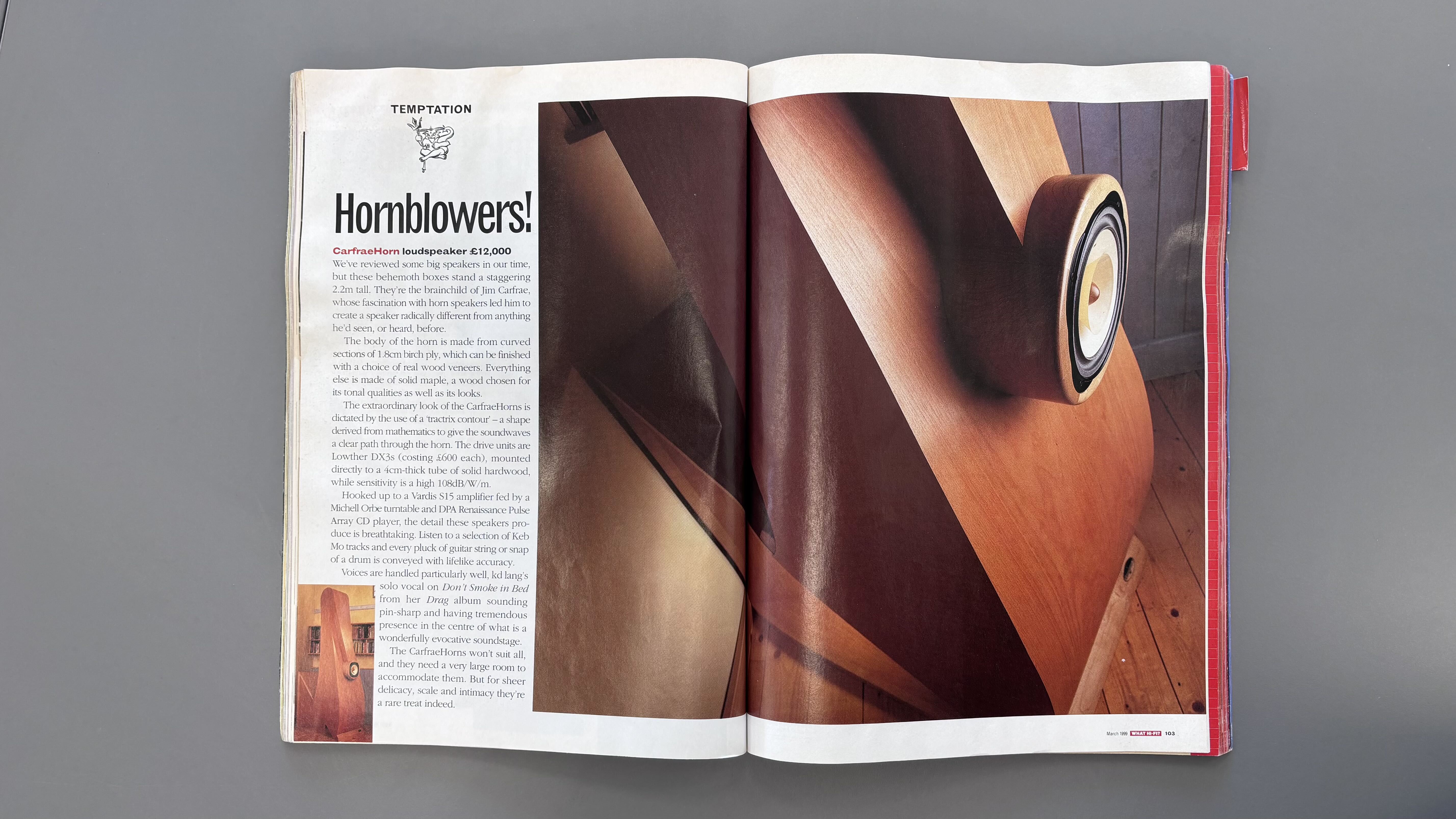 CarfraeHorn magazine page