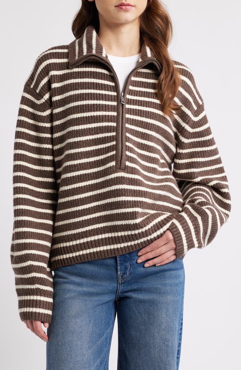 Jackson Quarter-Zip Organic Cotton Blend Pullover