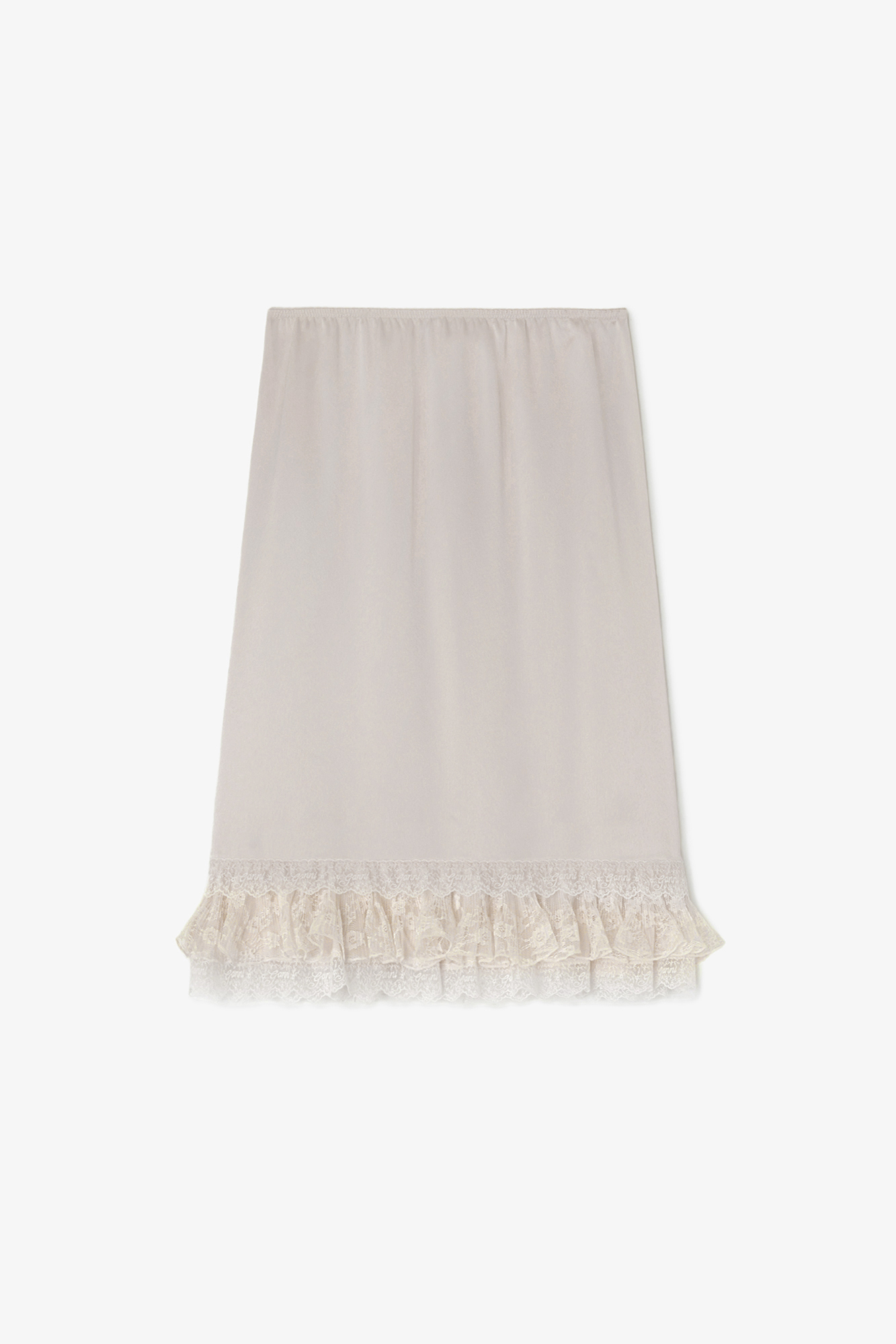 Skirt in Frill Satin