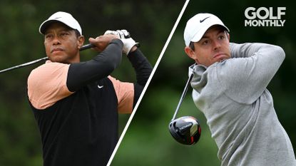 Tiger Woods and Rory McIlroy's driver swings
