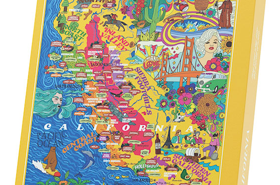 California puzzle gift