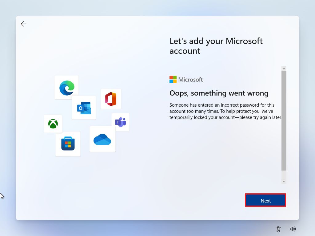 Oops, something web wrong error