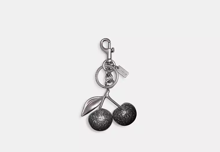 Coach Silver Cherry Key Charm