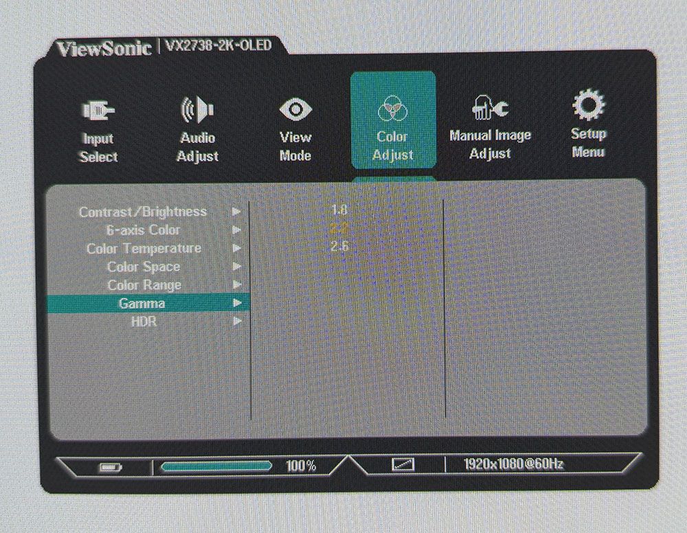 ViewSonic VX2738-2K OLED
