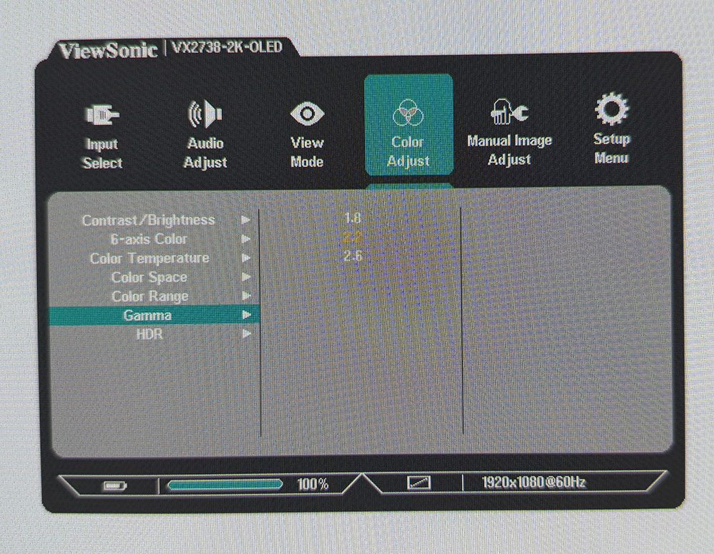 ViewSonic VX2738-2K OLED