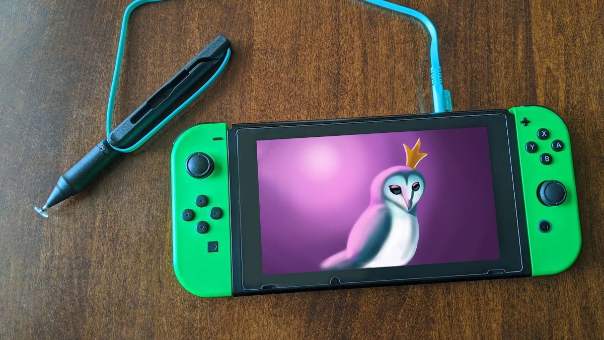 Colors Live for Nintendo Switch review Draw with a pressure sensitive