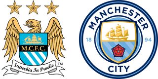 Manchester City old and new logos
